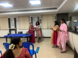 Women Associates and managers @HDFC Bank!! Celebrate womanhood all days!!!
