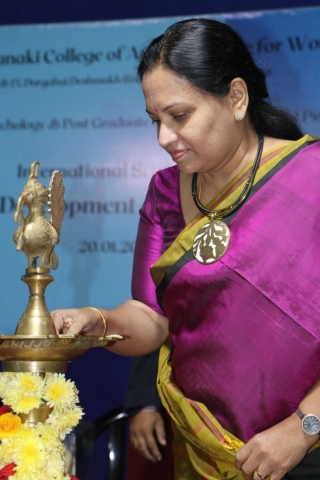 Delivered the key note @An International Conference organised by Dr.MGR-Janaki college for women, Chennai