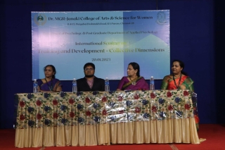 Delivered the key note @An International Conference organised by Dr.MGR-Janaki college for women, Chennai