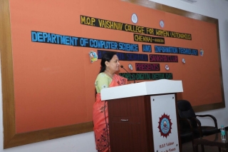 "Embracing Digital Wellness: Inauguration of SANKHYA CLUB at MOP College, Chennai"