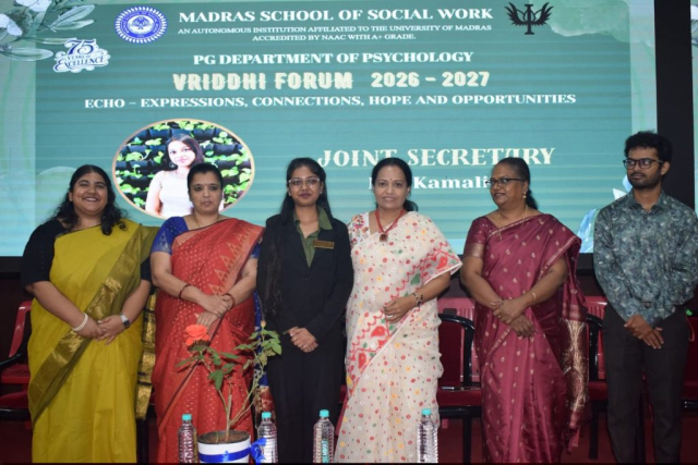 "VRIDDHI" @ MSSW.
