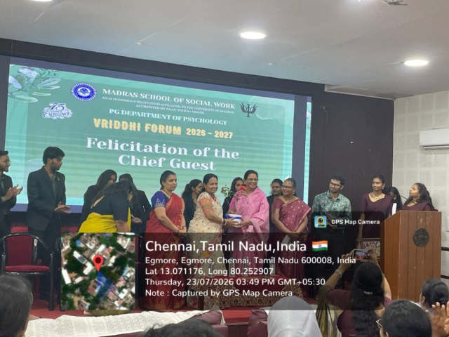 "VRIDDHI" @ MSSW.